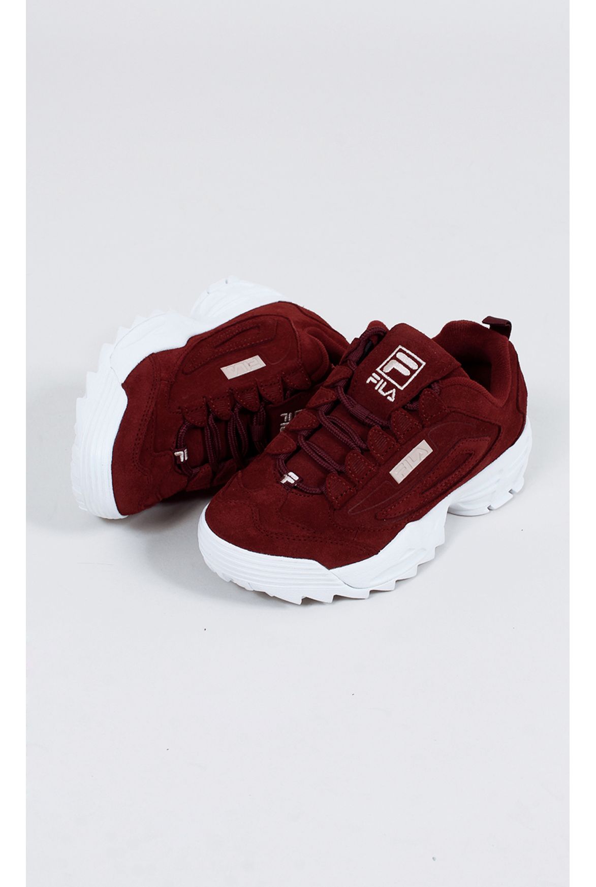 fila burgundy disruptor