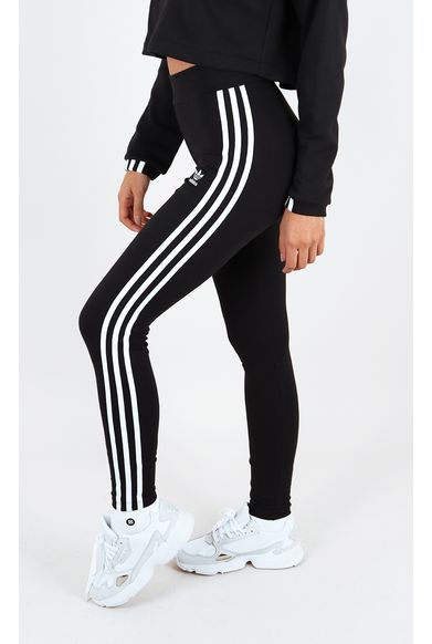 calça adidas legging 3 stripes preto