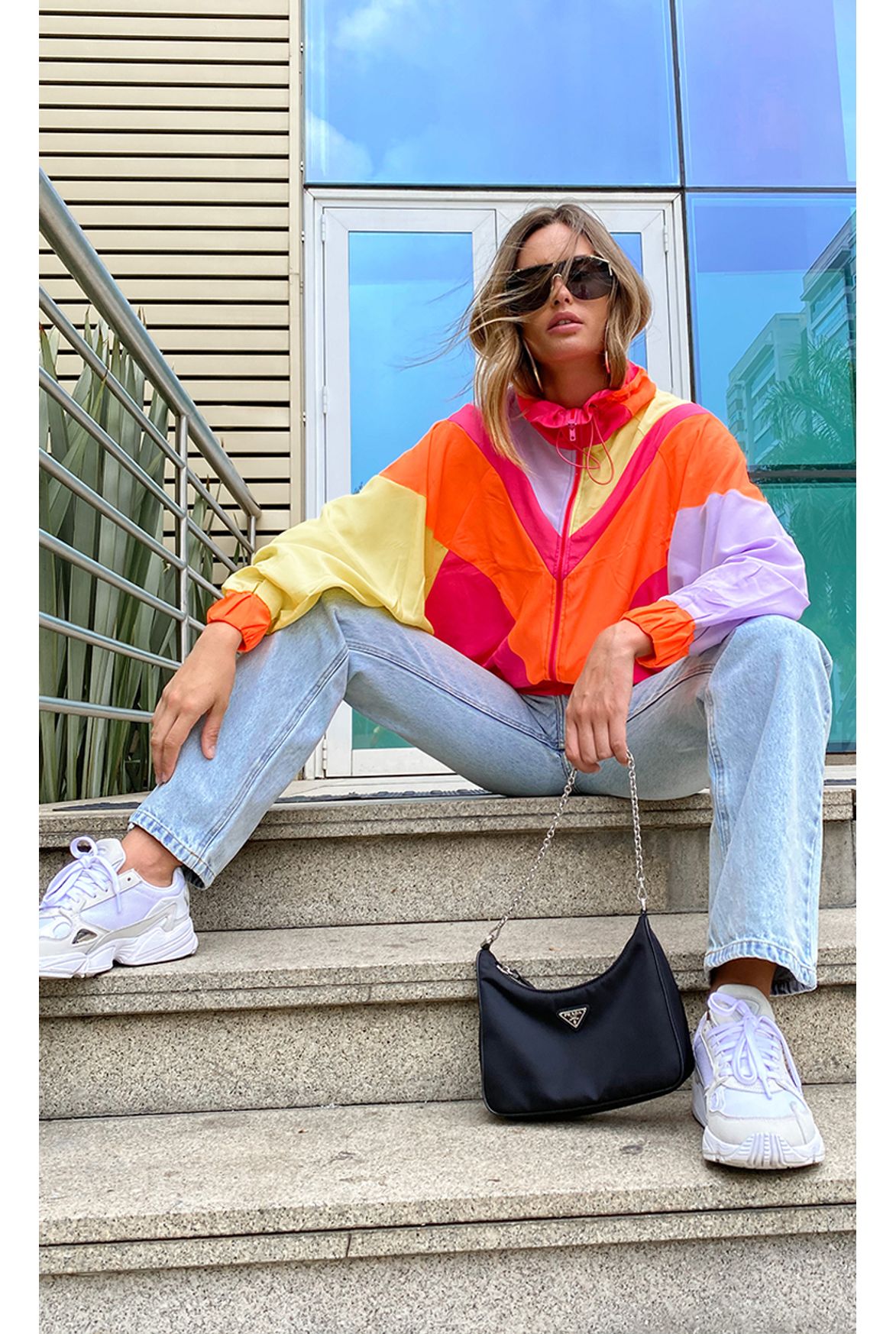 jaqueta tactel vintage